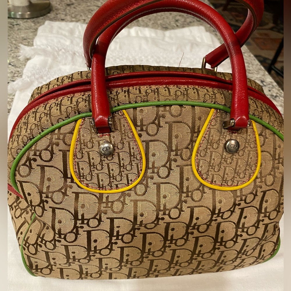 CHRISTIAN DIOR Vintage  Rasta Bowler - RARE